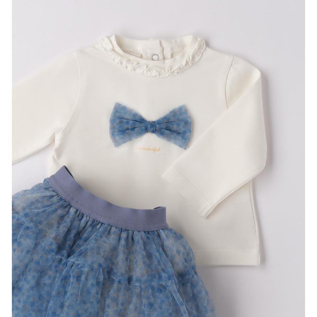 Σετ φούστα κορίτσι I DO-4.F119-0112-White φωτογραφία