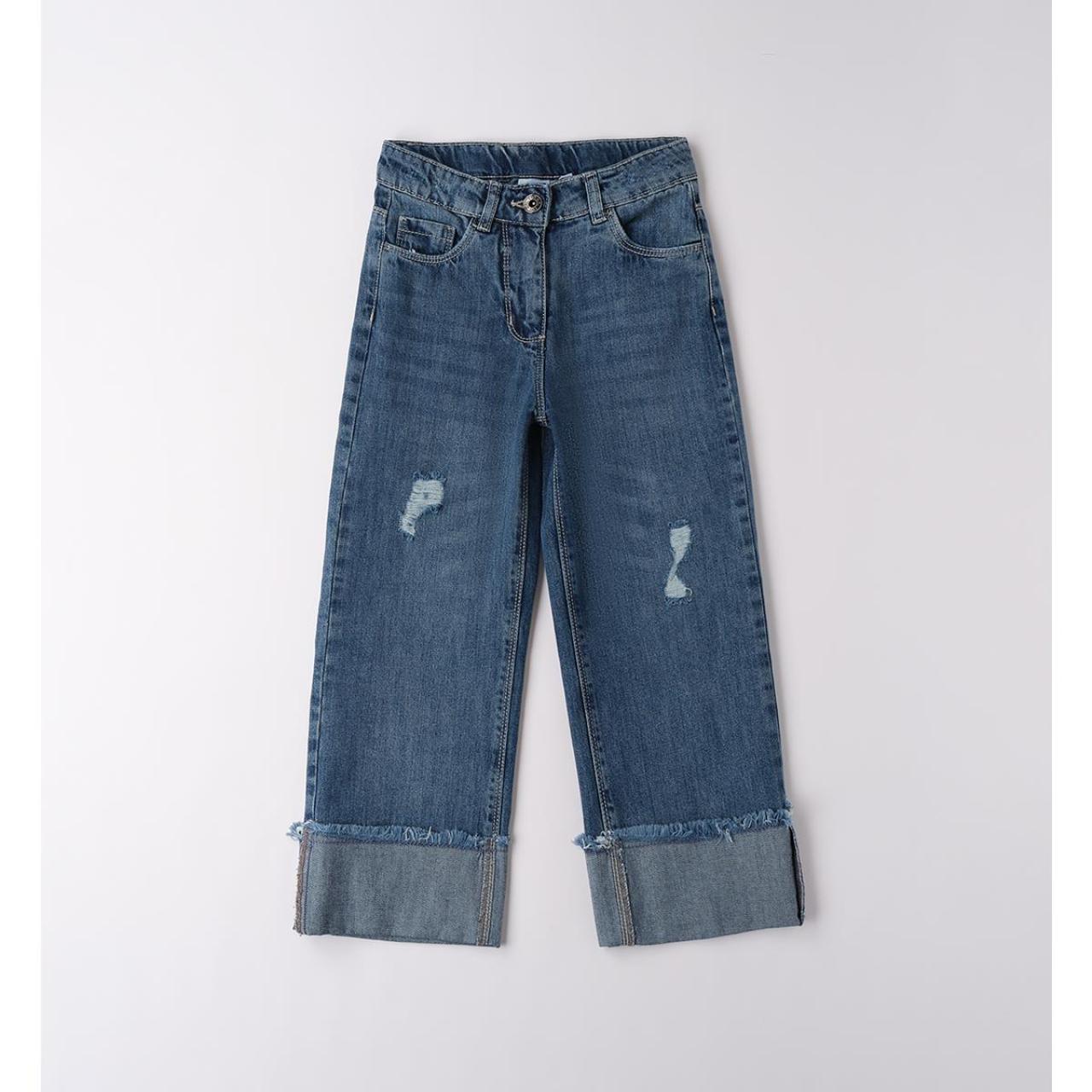 I DO Παντελόνι τζιν κορίτσι I DO-4.F520-7400-Blue Denim