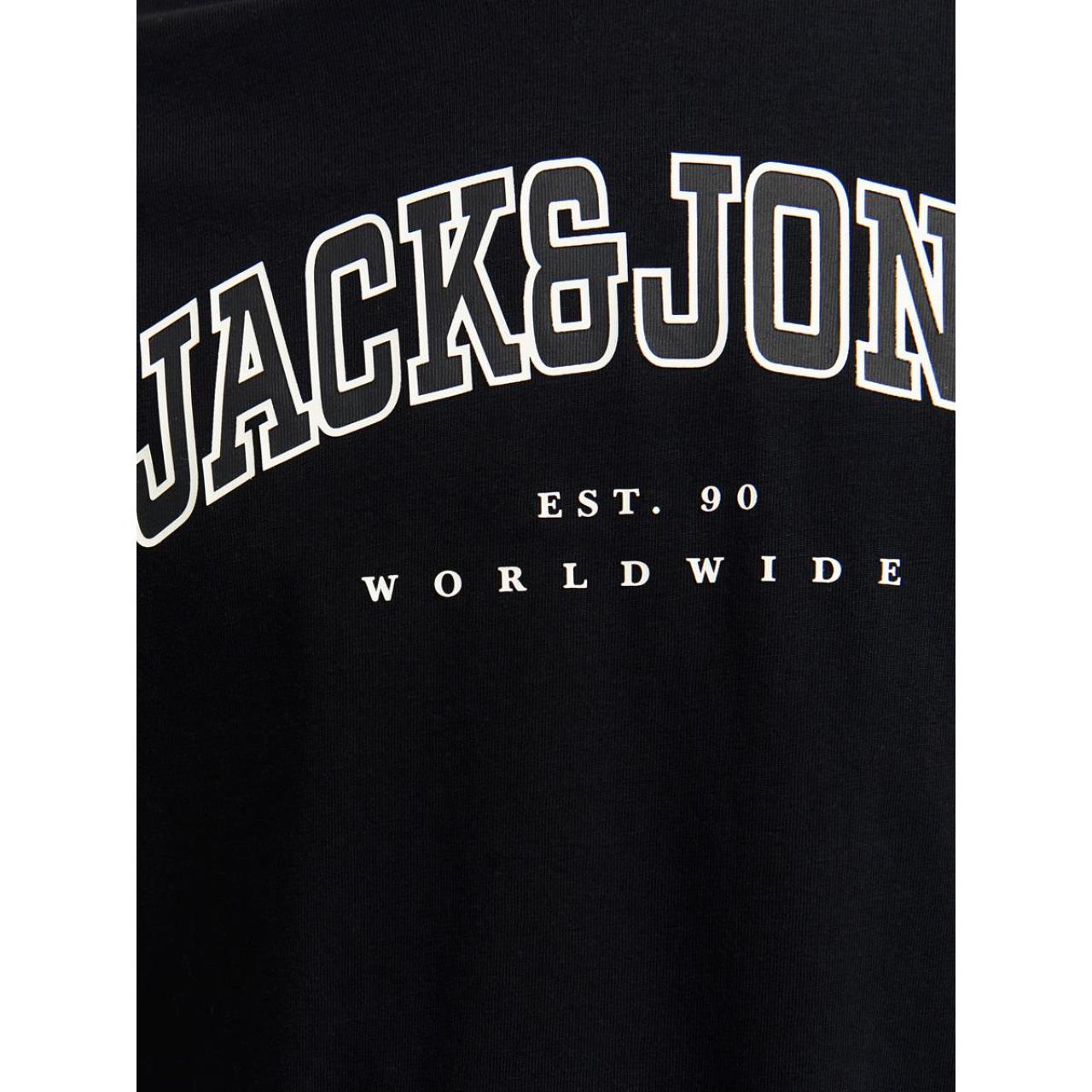 Μπλούζα μακό αγόρι JACK & JONES-12258928-Black φωτογραφία