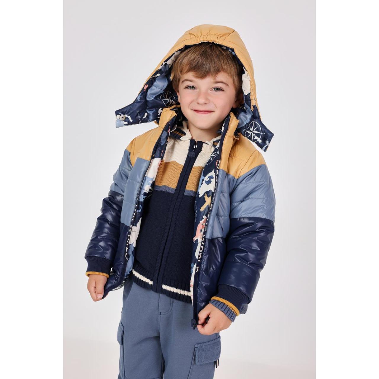 Μπουφάν διπλής όψης αγόρι Boboli-302173-2440-Navy φωτογραφία