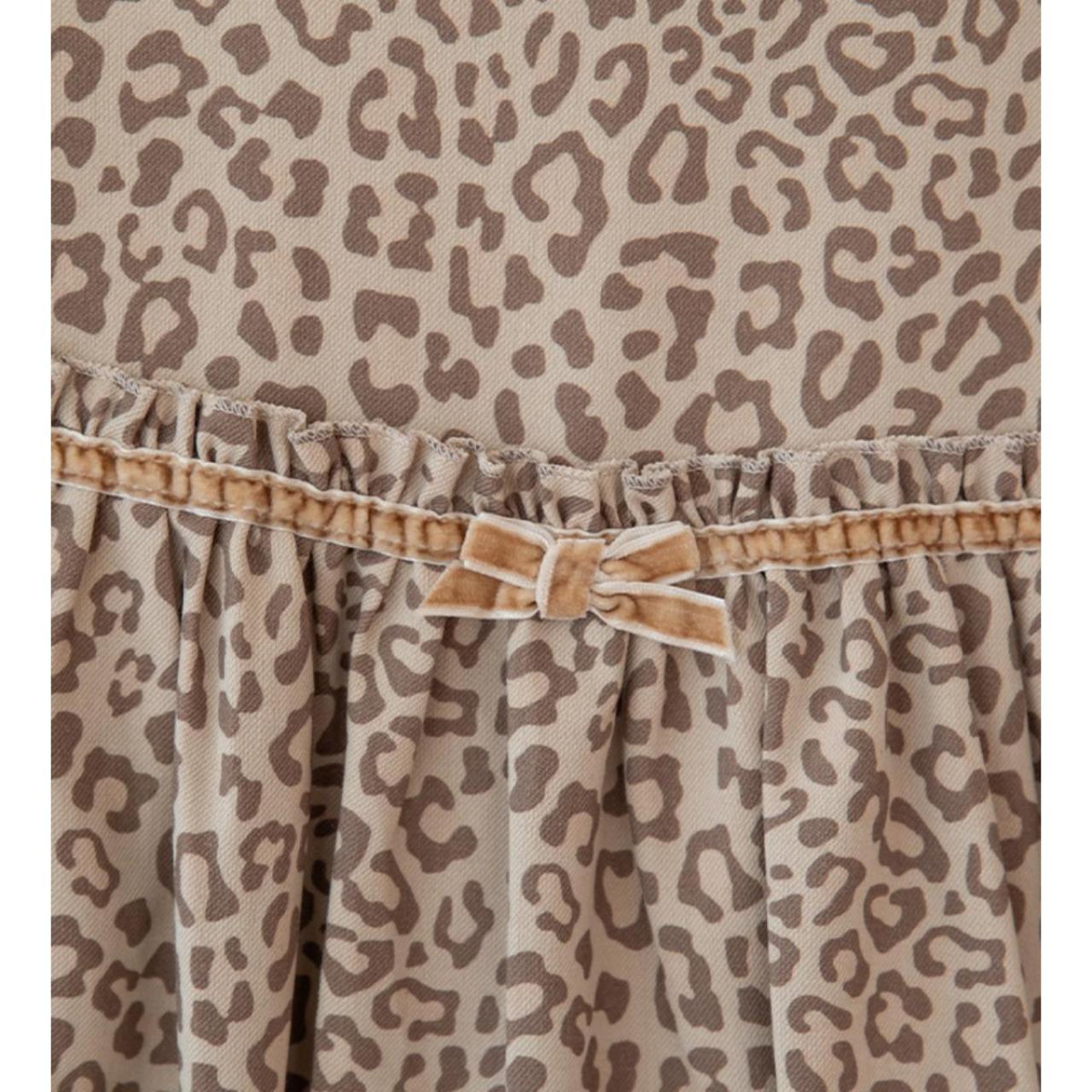 Φόρεμα υφασμάτινο κορίτσι Restart-25/10442-Beige φωτογραφία