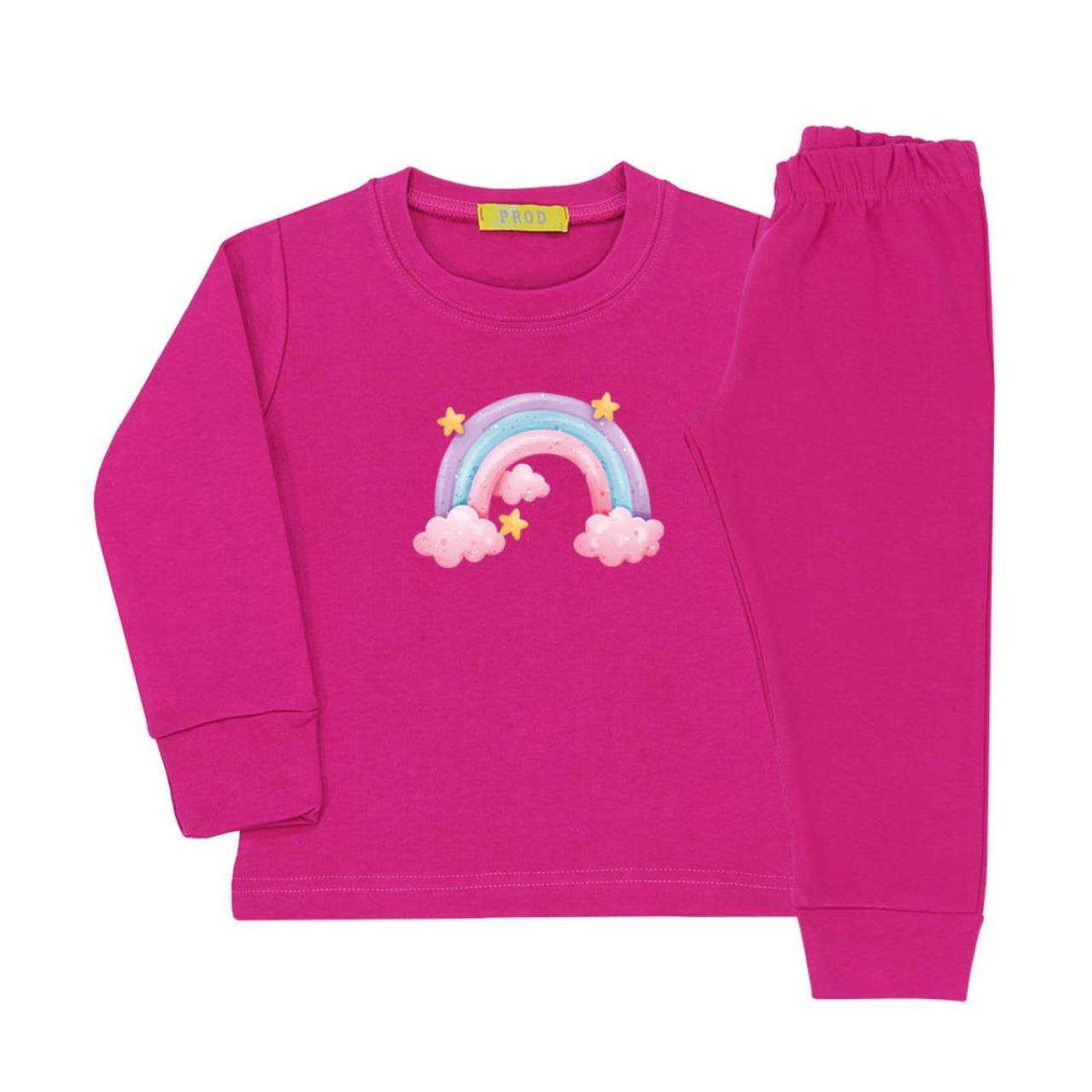 PROD Πιτζάμα μπεμπέ μακό κορίτσι Prod-6770168-Fuchsia