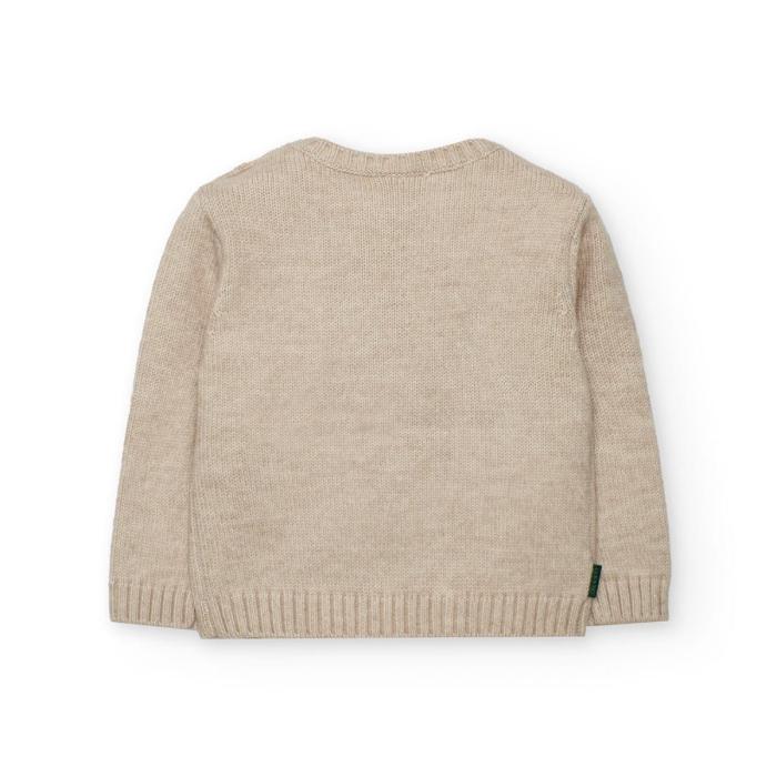 Μπλούζα πλεκτή κορίτσι Boboli-232007-7402-Beige