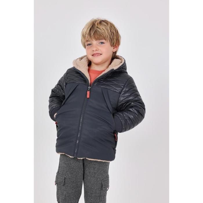 Μπουφάν διπλής όψης αγόρι Boboli-312174-8116-Beige