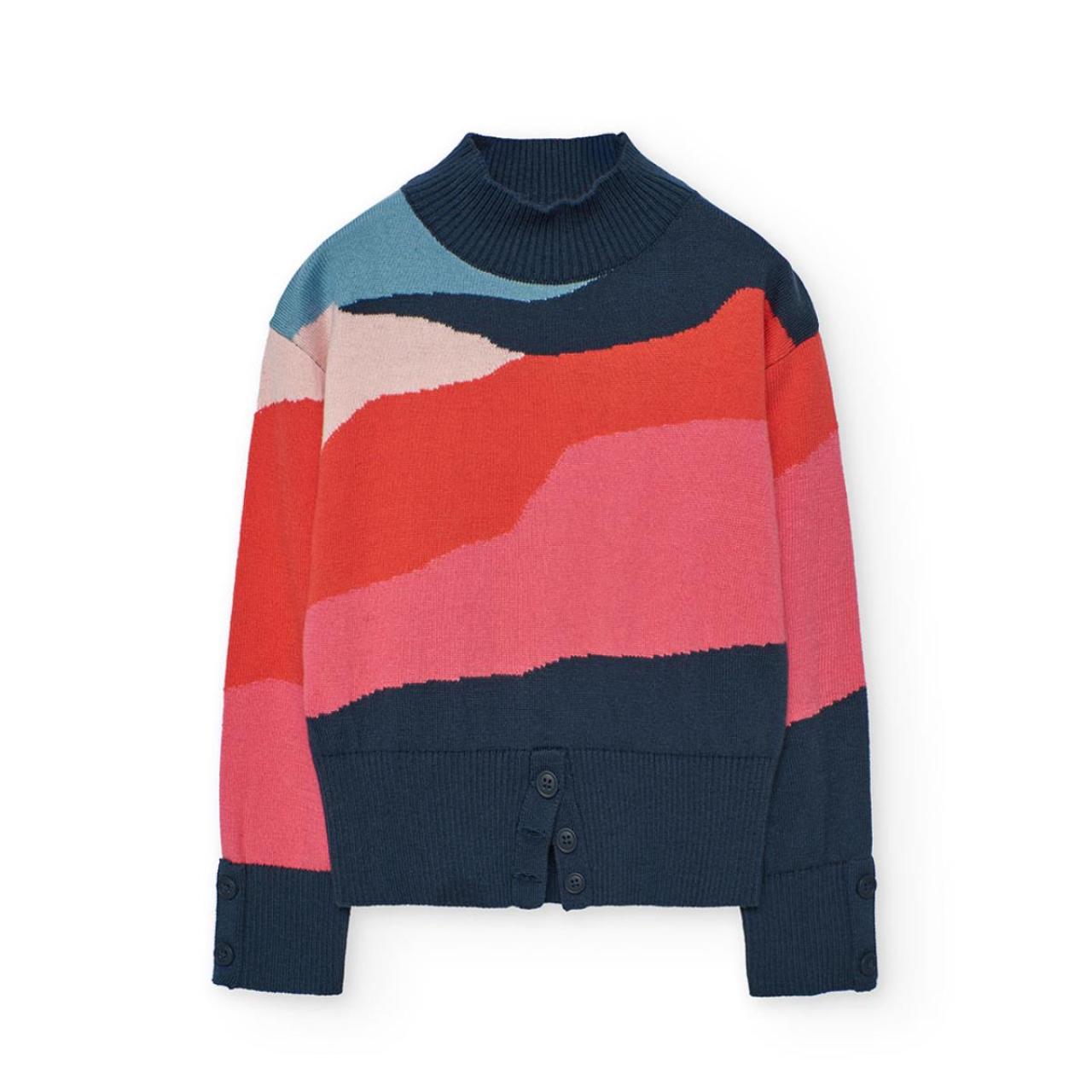 BOBOLI Μπλούζα πλεκτή κορίτσι Boboli-432166-2625-Multicolor