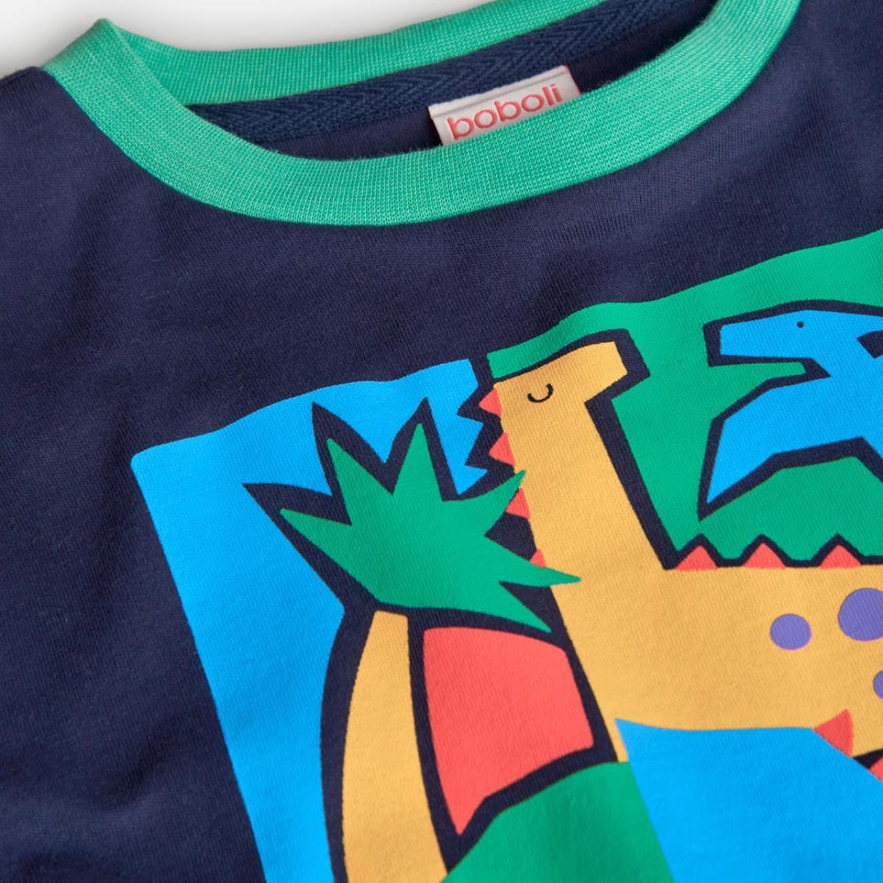 Πιτζάμα interlock αγόρι Boboli-932015-2622-Navy φωτογραφία