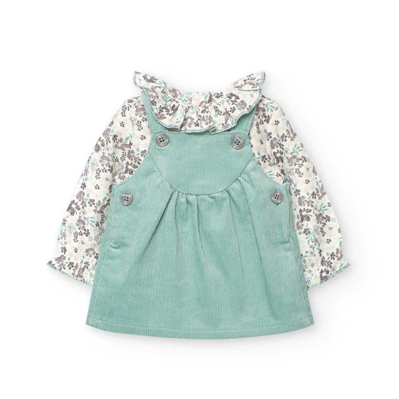 BOBOLI Σετ μπεμπέ φόρεμα κορίτσι Boboli-742126-4748