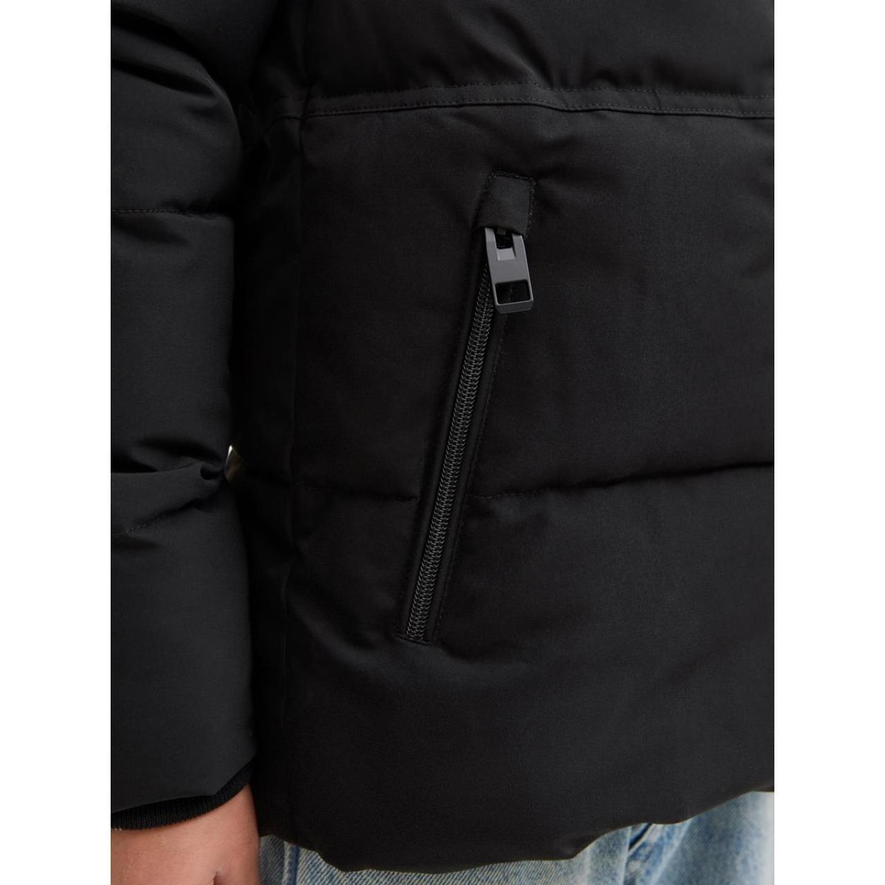 Μπουφάν puffer αγόρι JACK & JONES-12278853-Black