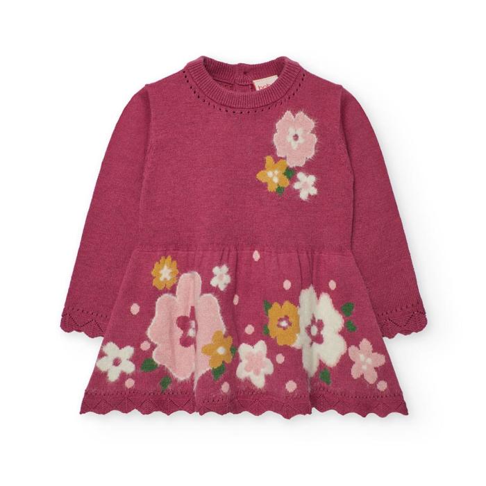 Φόρεμα πλεκτό κορίτσι Boboli-702188-3944-Fuchsia