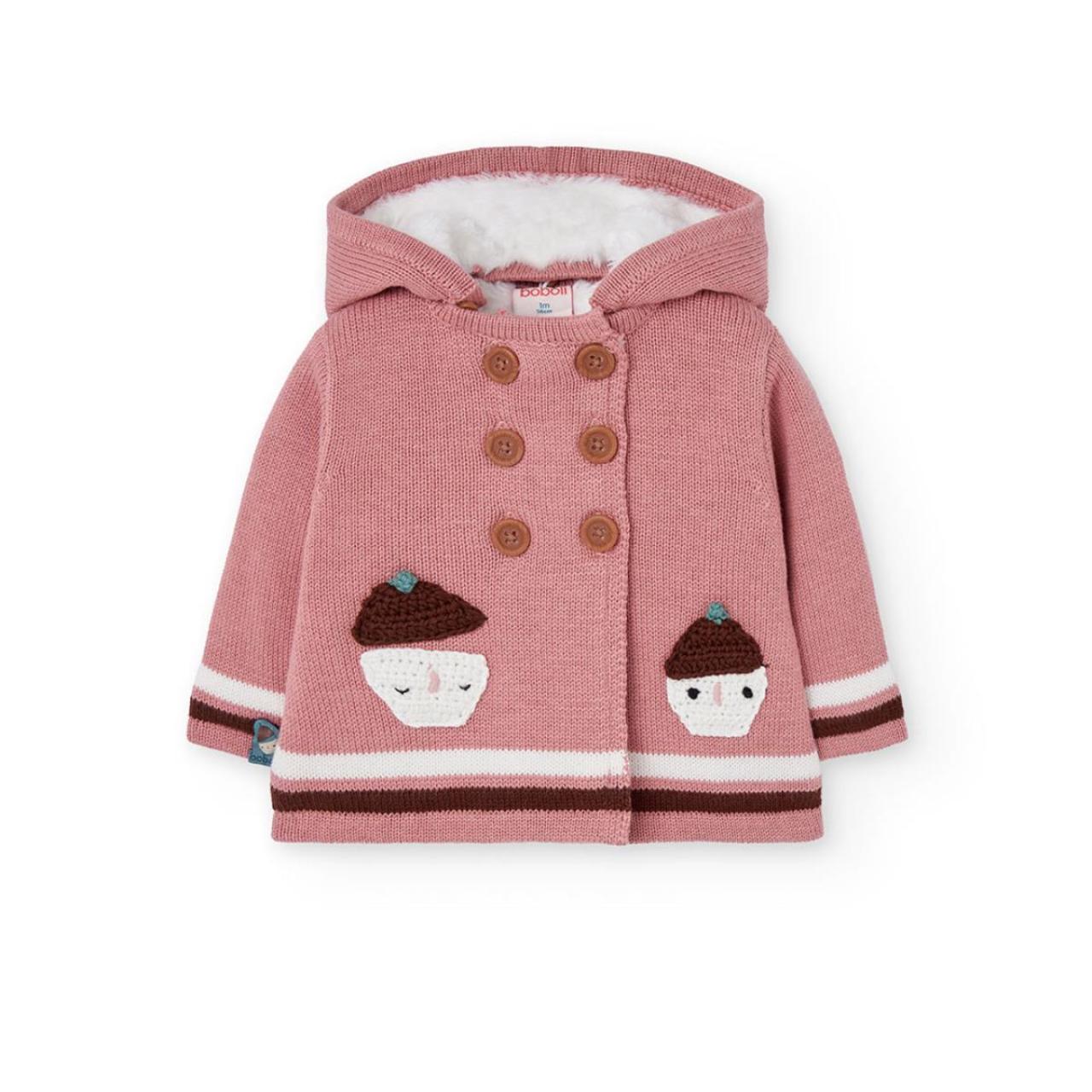 BOBOLI Ζακέτα μπεμπέ πλεκτή κορίτσι Boboli-142120-3919-Pink