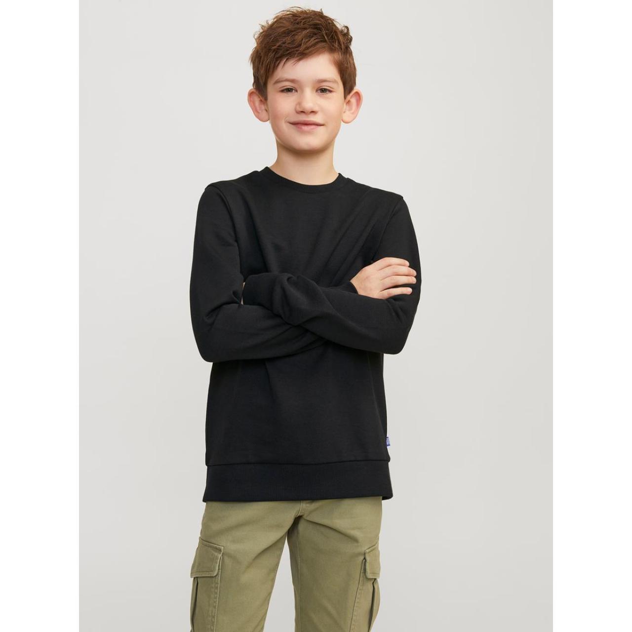 Μπλούζα φούτερ αγόρι Jack & Jones-12250530-Black