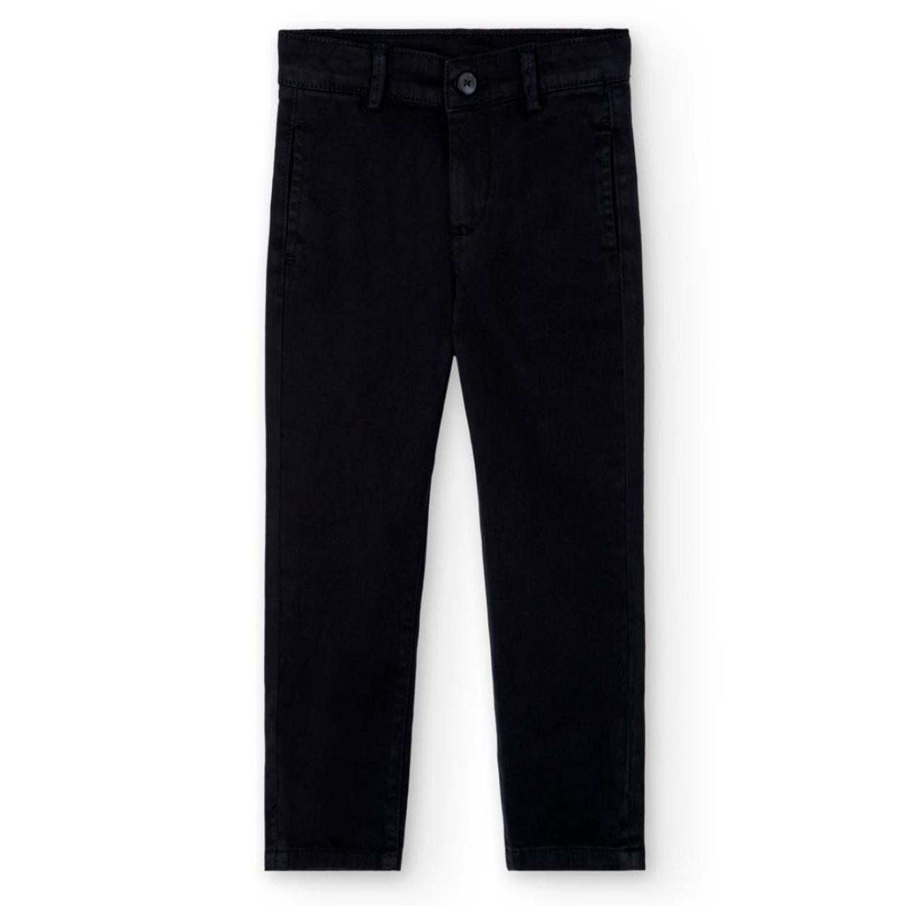 OEM Παντελόνι chino υφασμάτινο αγόρι Boboli-732013-890-Black