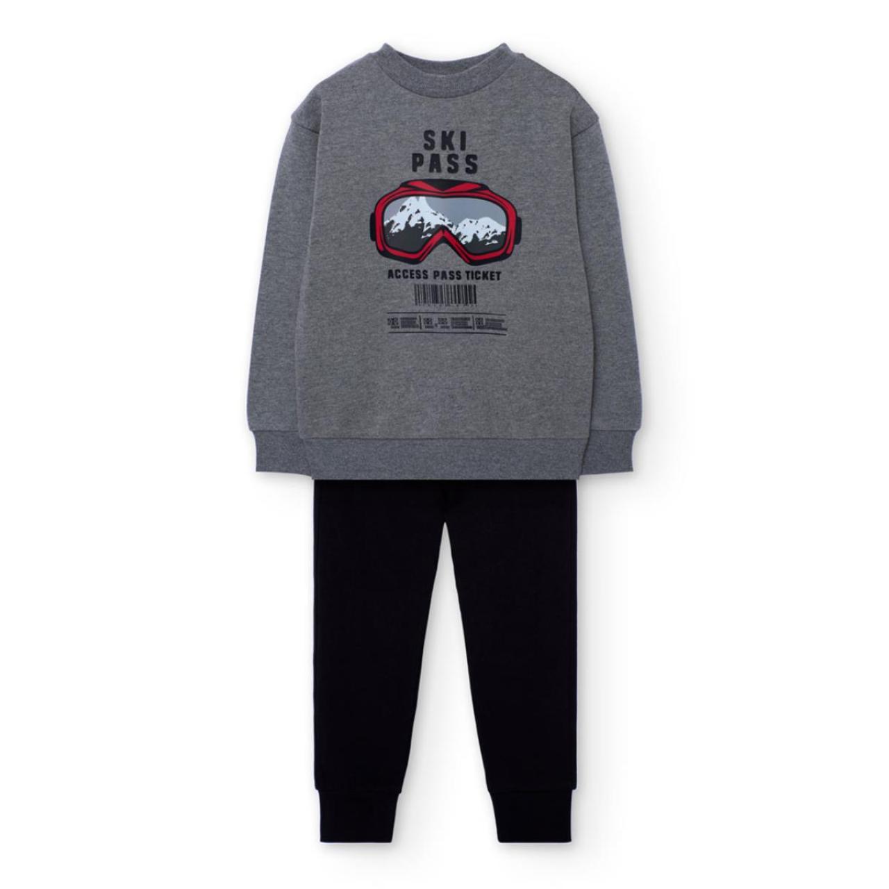 BOBOLI Σετ φόρμα φούτερ αγόρι Boboli-532145-8125-Grey