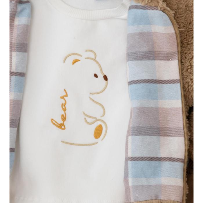 Σετ μπεμπέ 3 τεμ.αγόρι Restart-25/10507-Beige