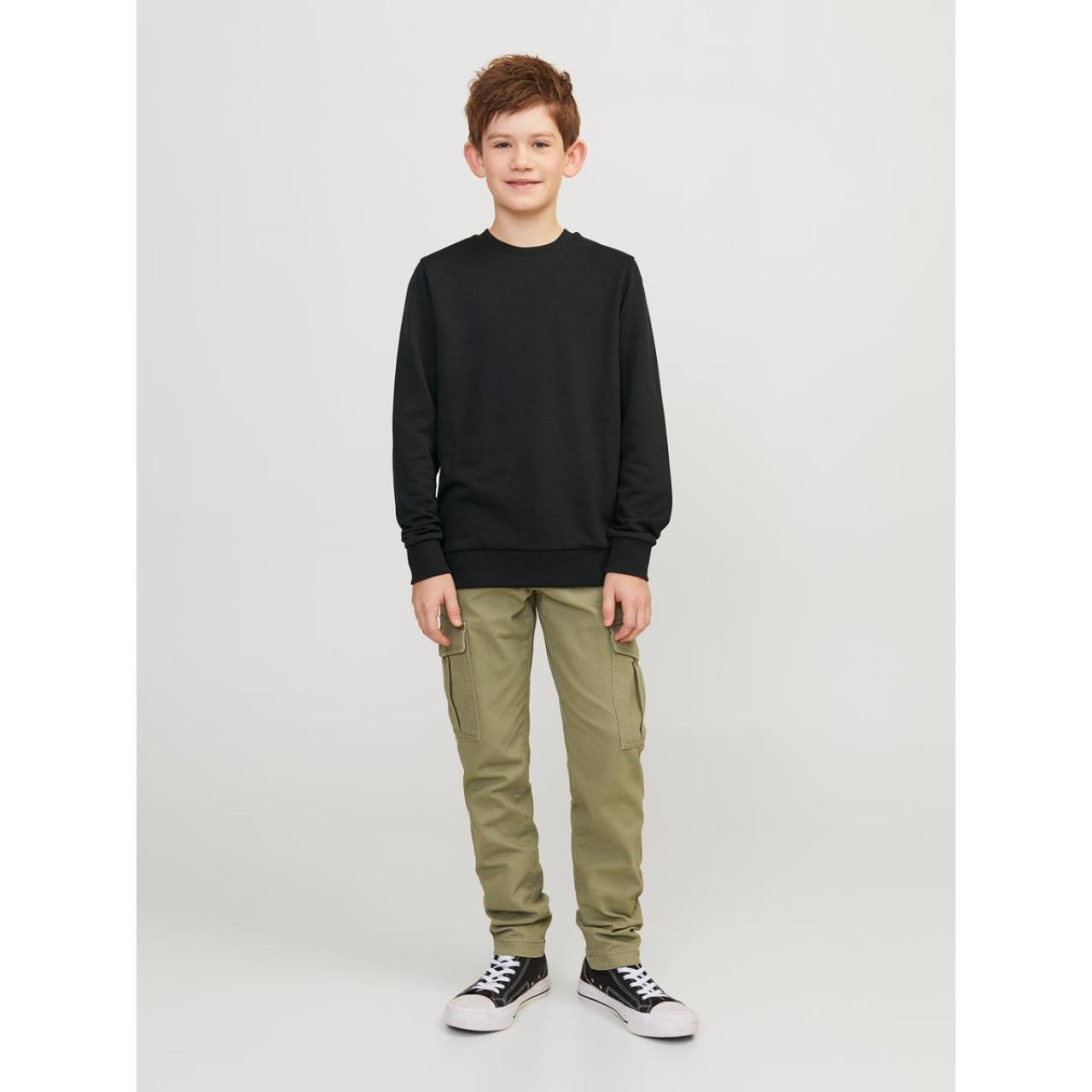 Μπλούζα φούτερ αγόρι Jack & Jones-12250530-Black