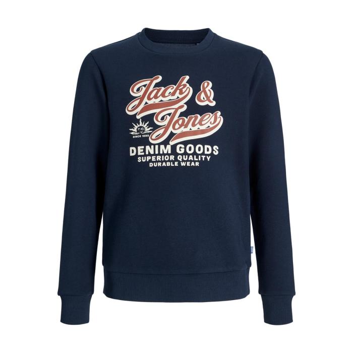 Μπλούζα φούτερ αγόρι Jack & Jones-12279795-Sky Captain