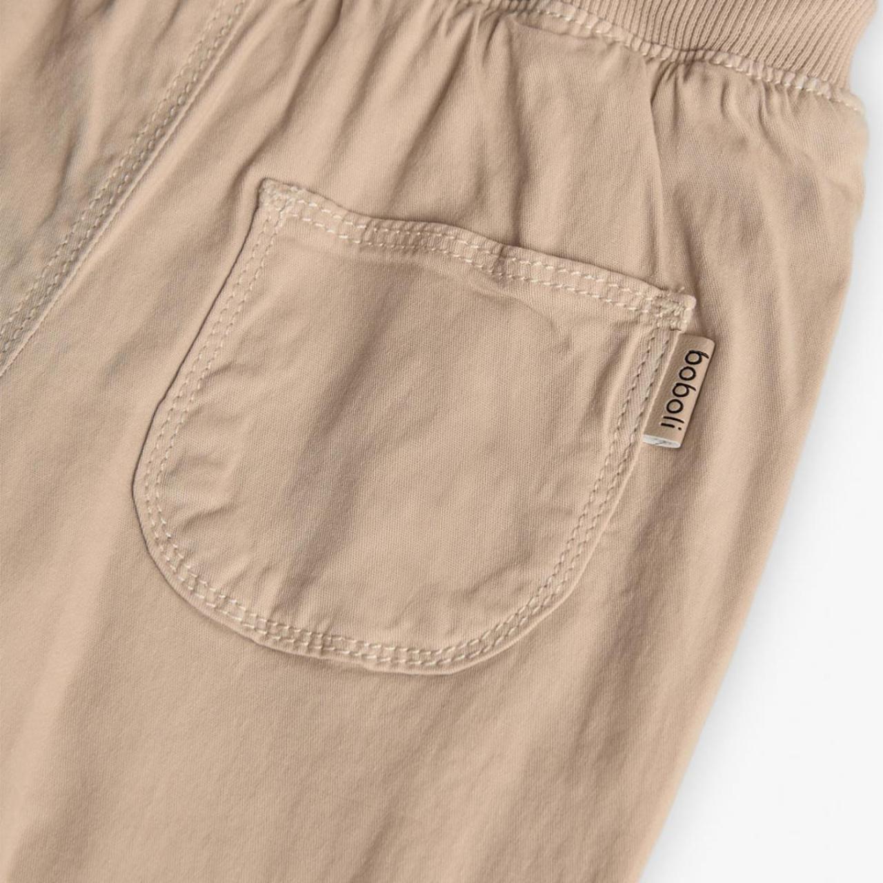 Παντελόνι υφασμάτινο αγόρι Boboli-392071-7441-Beige φωτογραφία