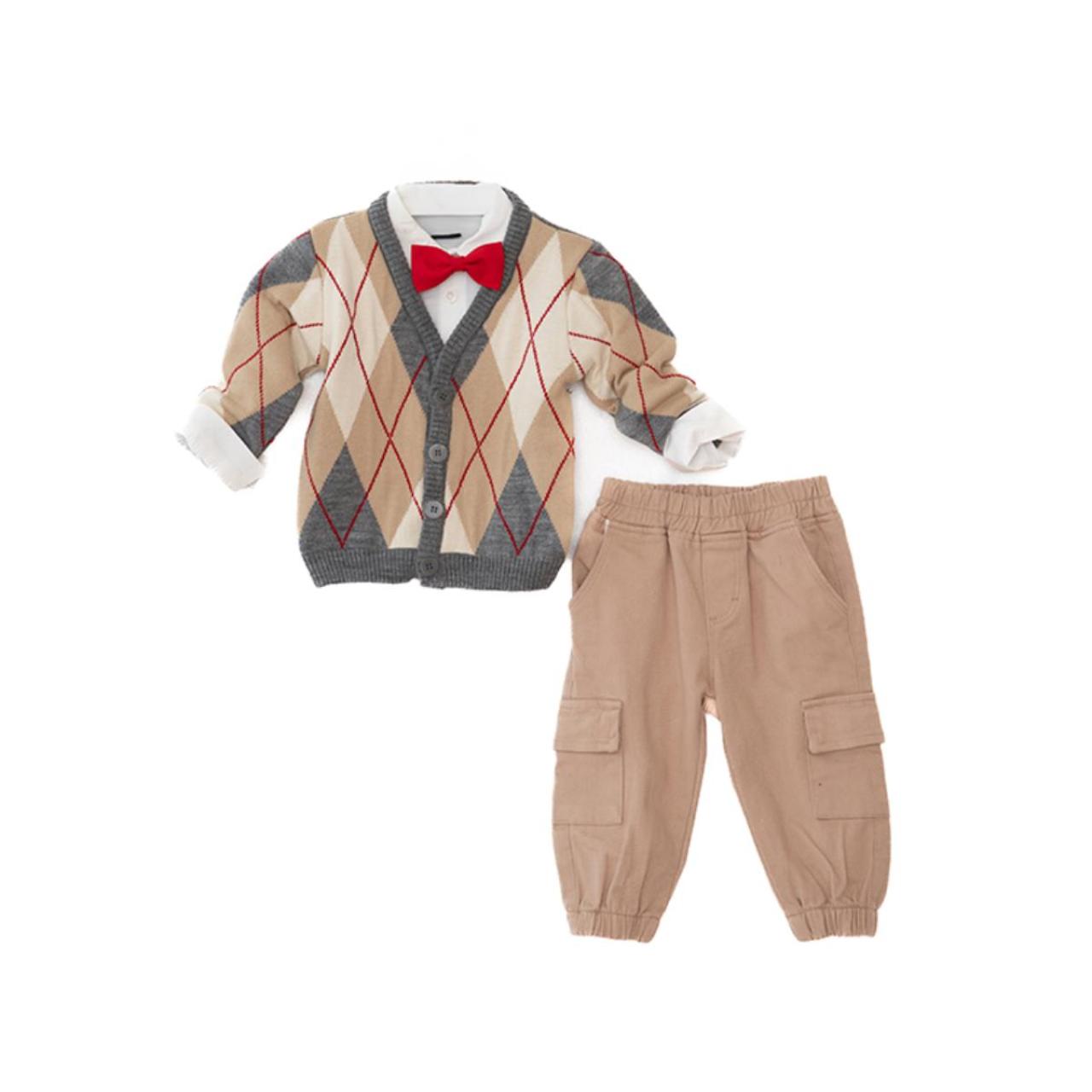 RESTART Σετ μπεμπέ 3 τεμ.αγόρι Restart-25/10538-Beige