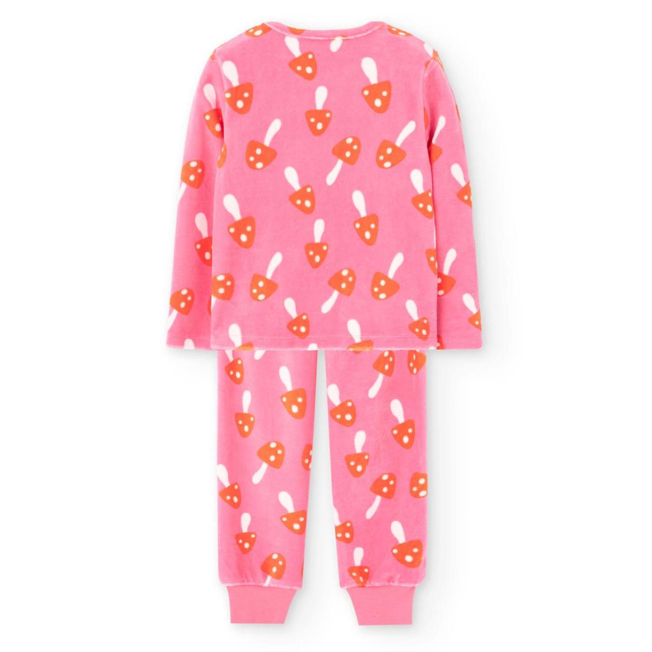 Πιτζάμα βελουτέ κορίτσι Boboli-922036-9669-Pink φωτογραφία