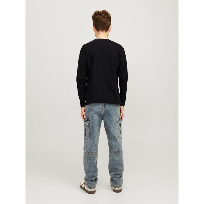 Μπλούζα μακό αγόρι JACK & JONES-12258928-Black