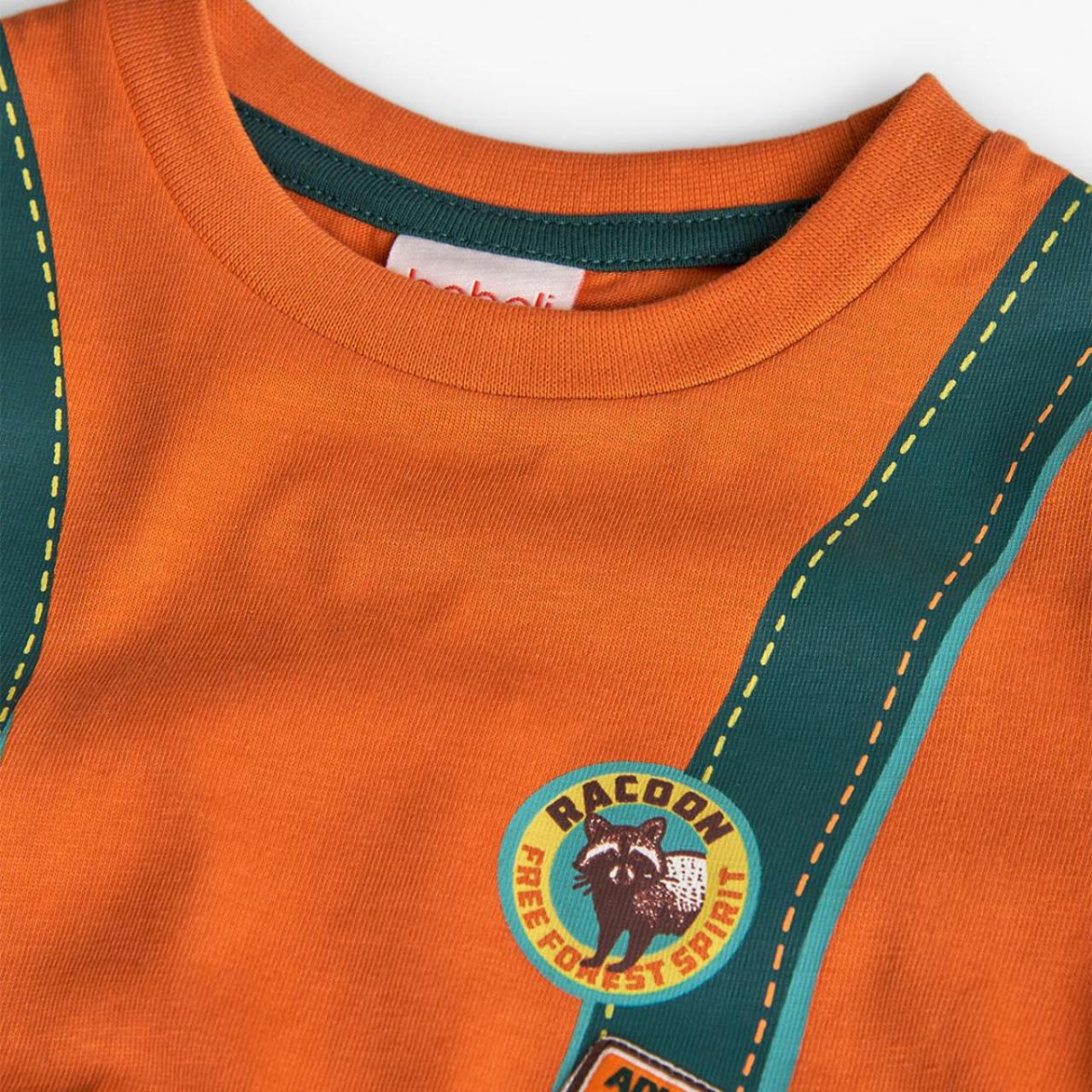 Μπλούζα μακό αγόρι Boboli-332031-5126-Orange φωτογραφία