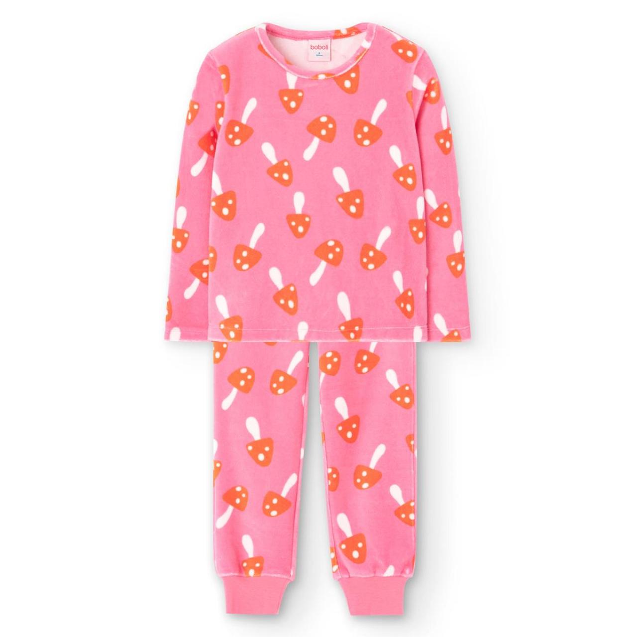 BOBOLI Πιτζάμα βελουτέ κορίτσι Boboli-922036-9669-Pink