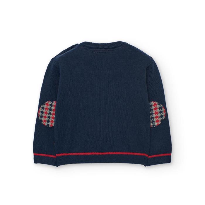 Μπλούζα πλεκτή αγόρι Boboli-712190-2440-Navy