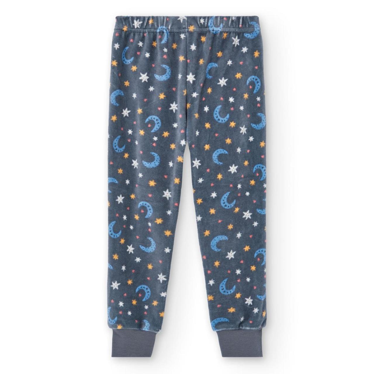 Πιτζάμα βελουτέ κορίτσι Boboli-922081-9672-Blue φωτογραφία