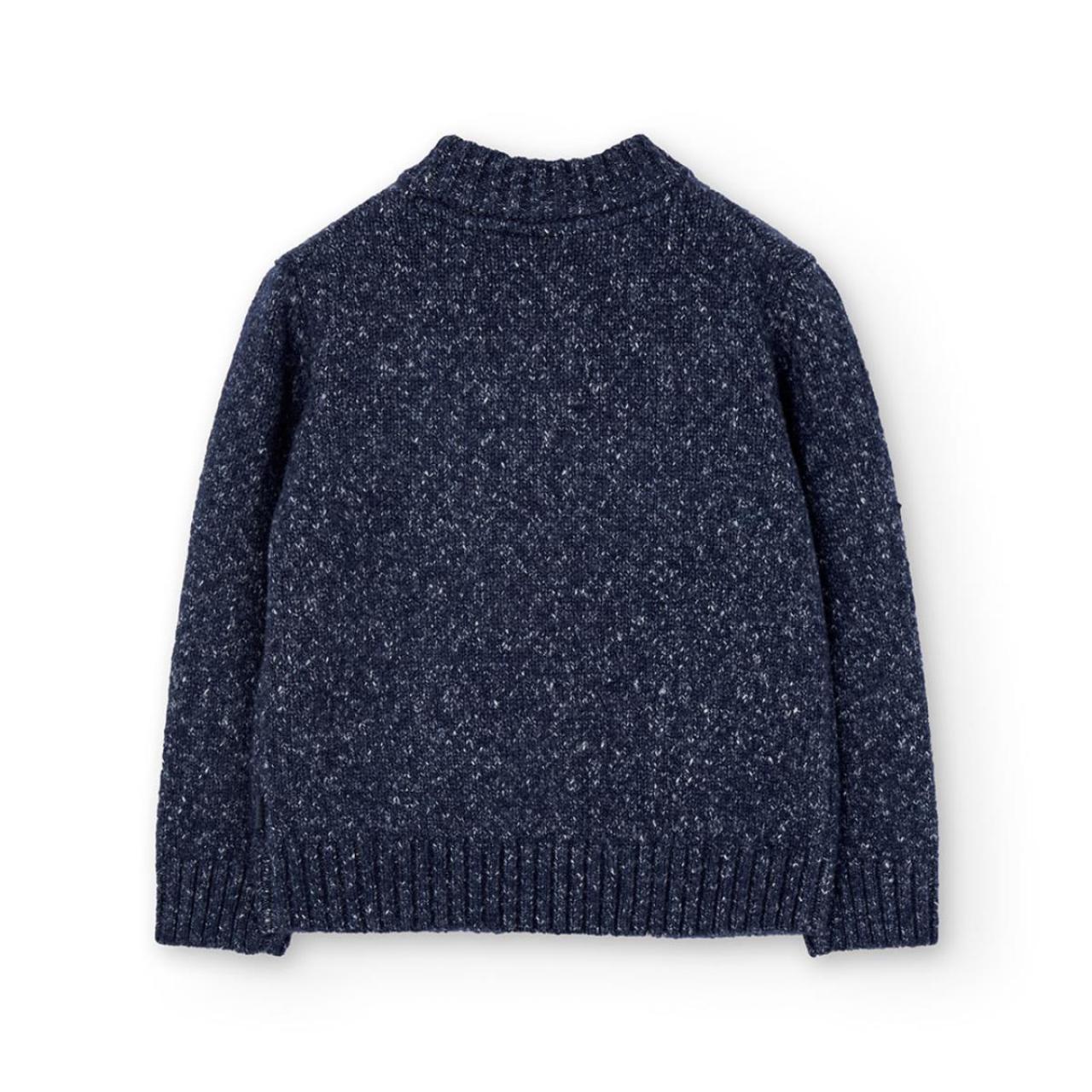 Ζακέτα πλεκτή αγόρι Boboli-732169-2440-Navy φωτογραφία