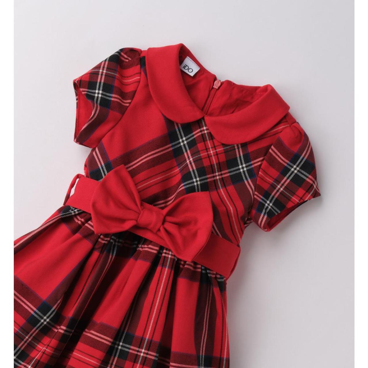 Φόρεμα υφασμάτινο κορίτσι I DO-4.F377-2253-Red φωτογραφία
