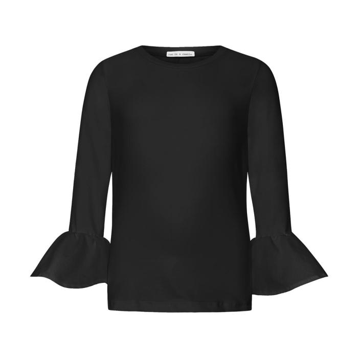 Μπλούζα μακό κορίτσι two in a castle-T6729-Black