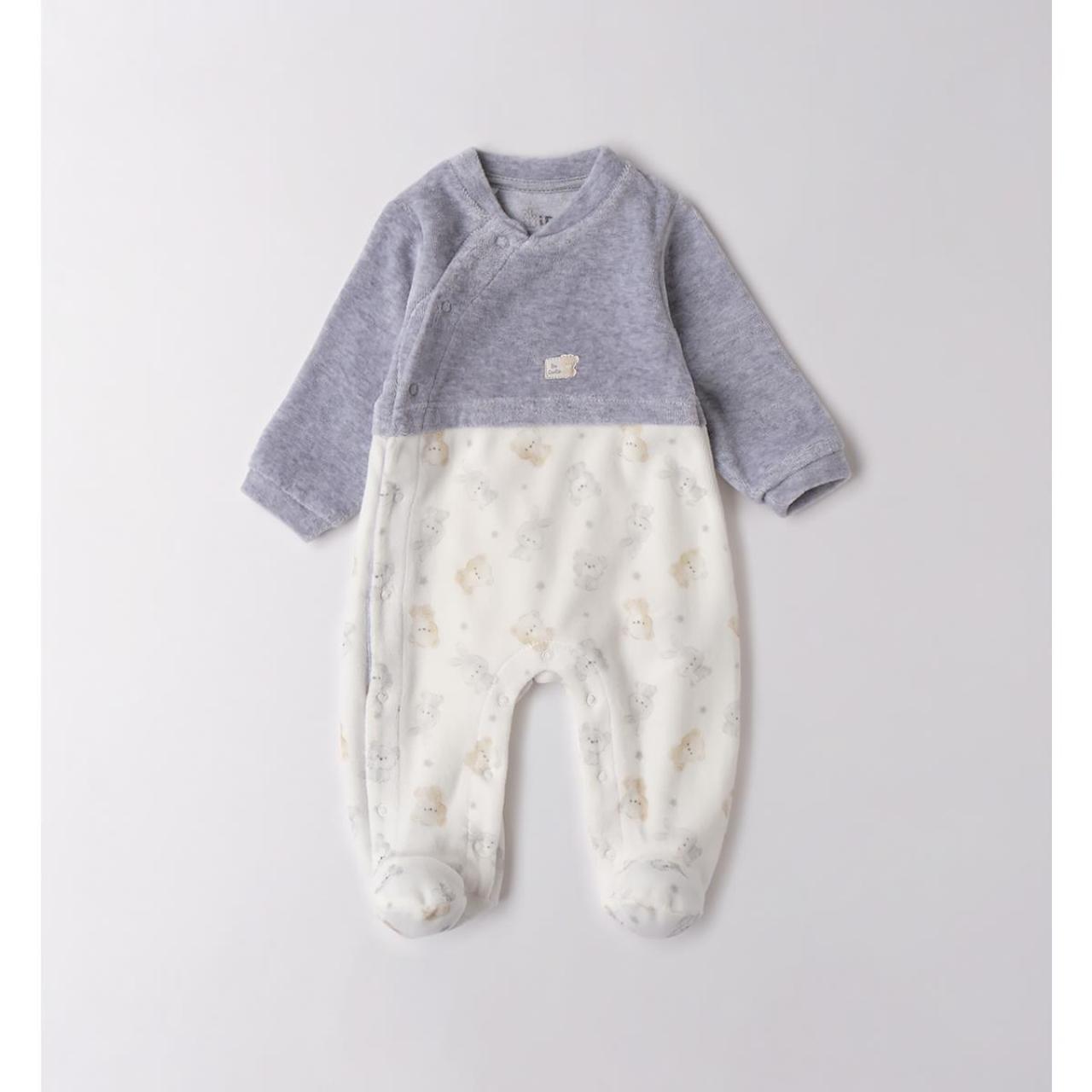 Φορμάκι μπεμπέ βελουτέ unisex I DO-4.F159-8992-Grey