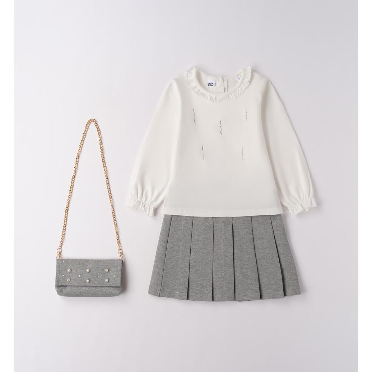 Σετ 3 τεμ. φούστα κορίτσι I DO-4.F343-0112-White