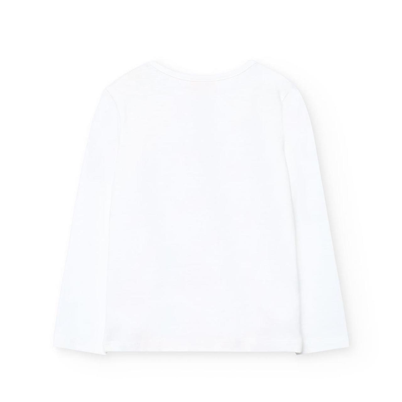 Μπλούζα μακό κορίτσι Boboli-432065-1111-White