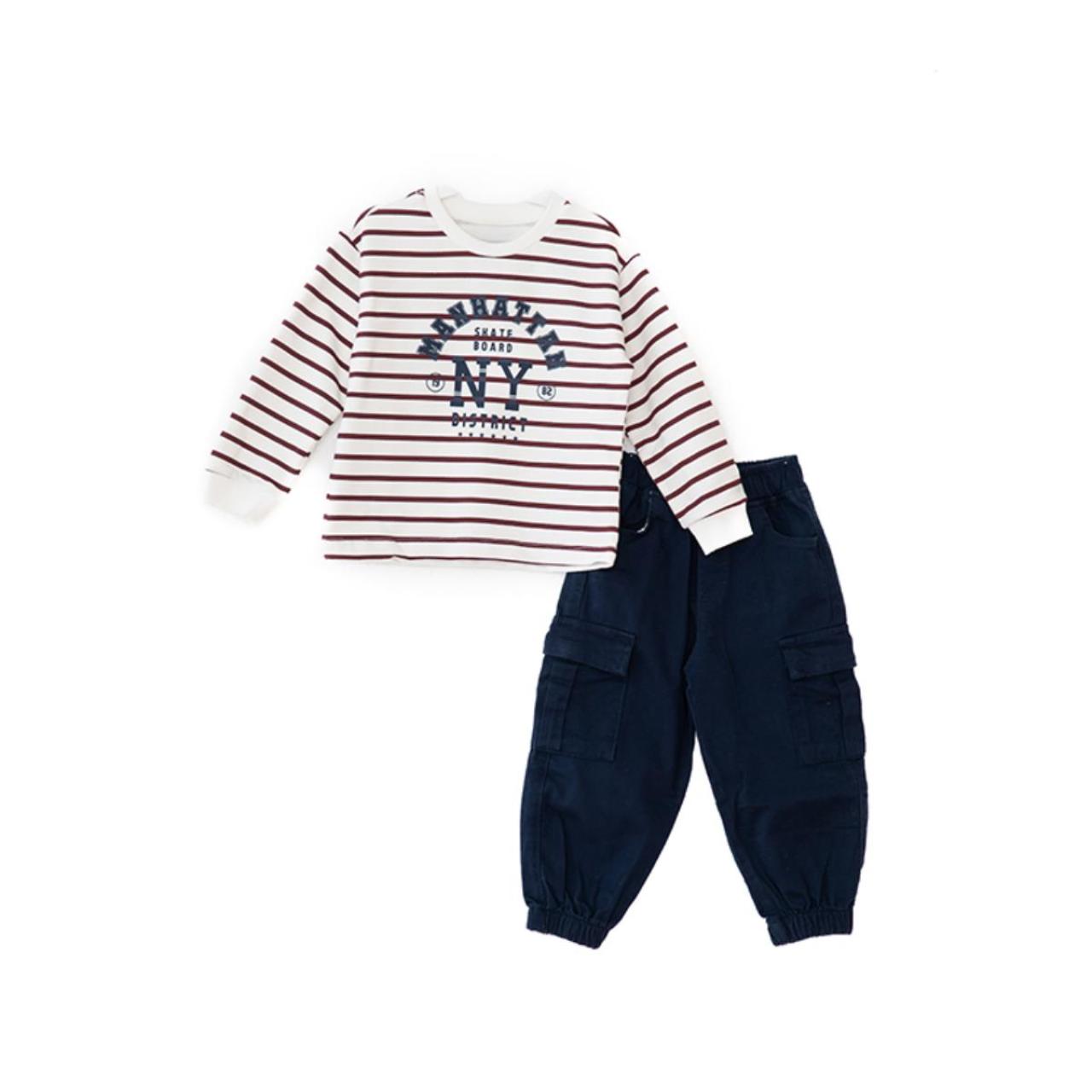 Σετ 3 τεμ.αγόρι Restart-25/10557-Grey φωτογραφία