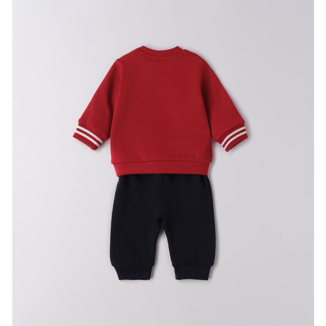 Σετ φόρμα φούτερ μπεμπέ αγόρι I DO-4.F009-2259-Red φωτογραφία