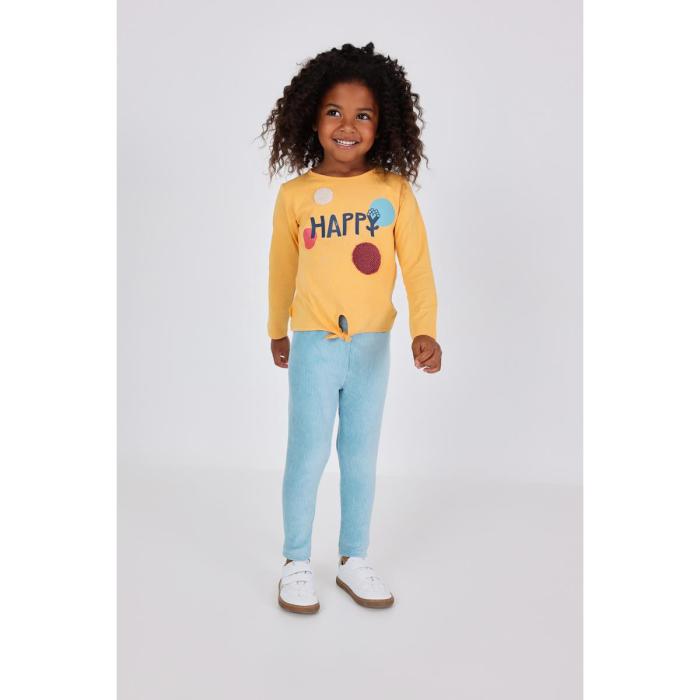 Μπλούζα μακό κορίτσι Boboli-242031-1207-Yellow