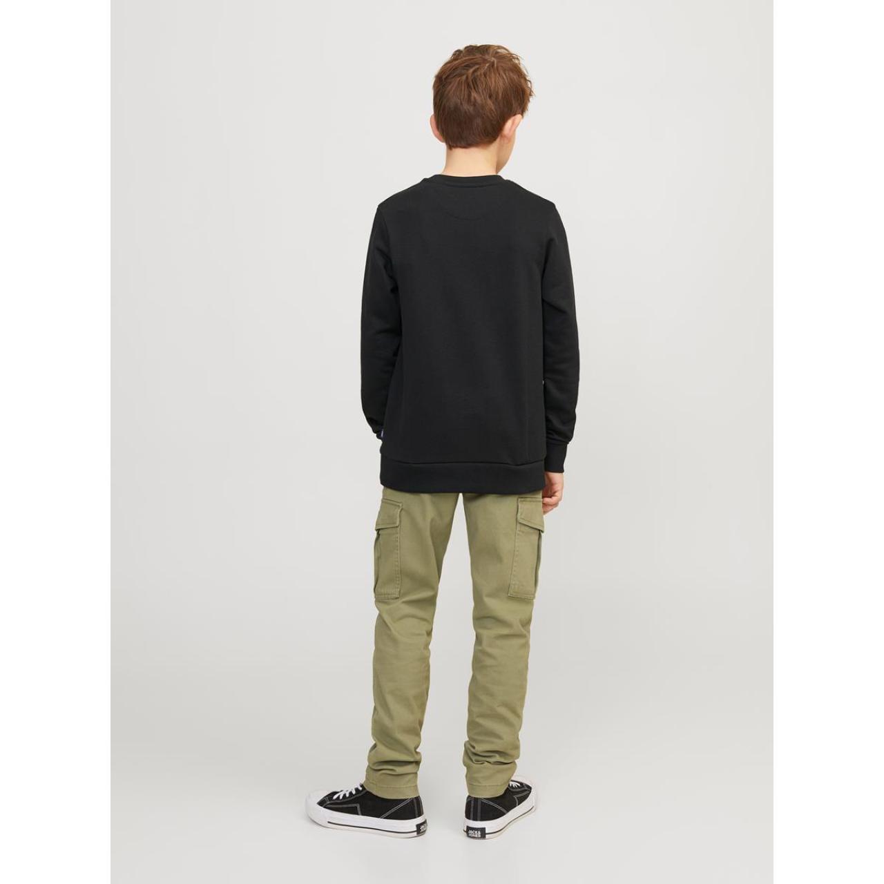 Μπλούζα φούτερ αγόρι Jack & Jones-12250530-Black