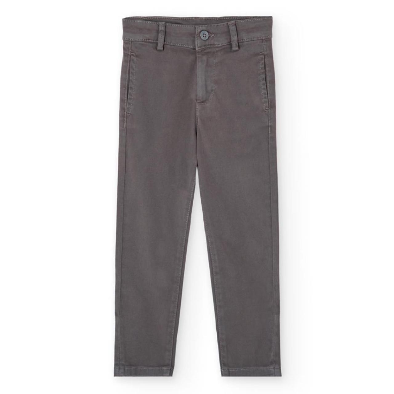Παντελόνι chino υφασμάτινο αγόρι Boboli-732013-8119-Grey