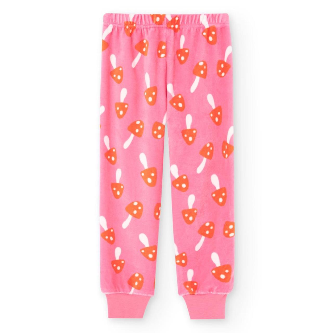 Πιτζάμα βελουτέ κορίτσι Boboli-922036-9669-Pink φωτογραφία