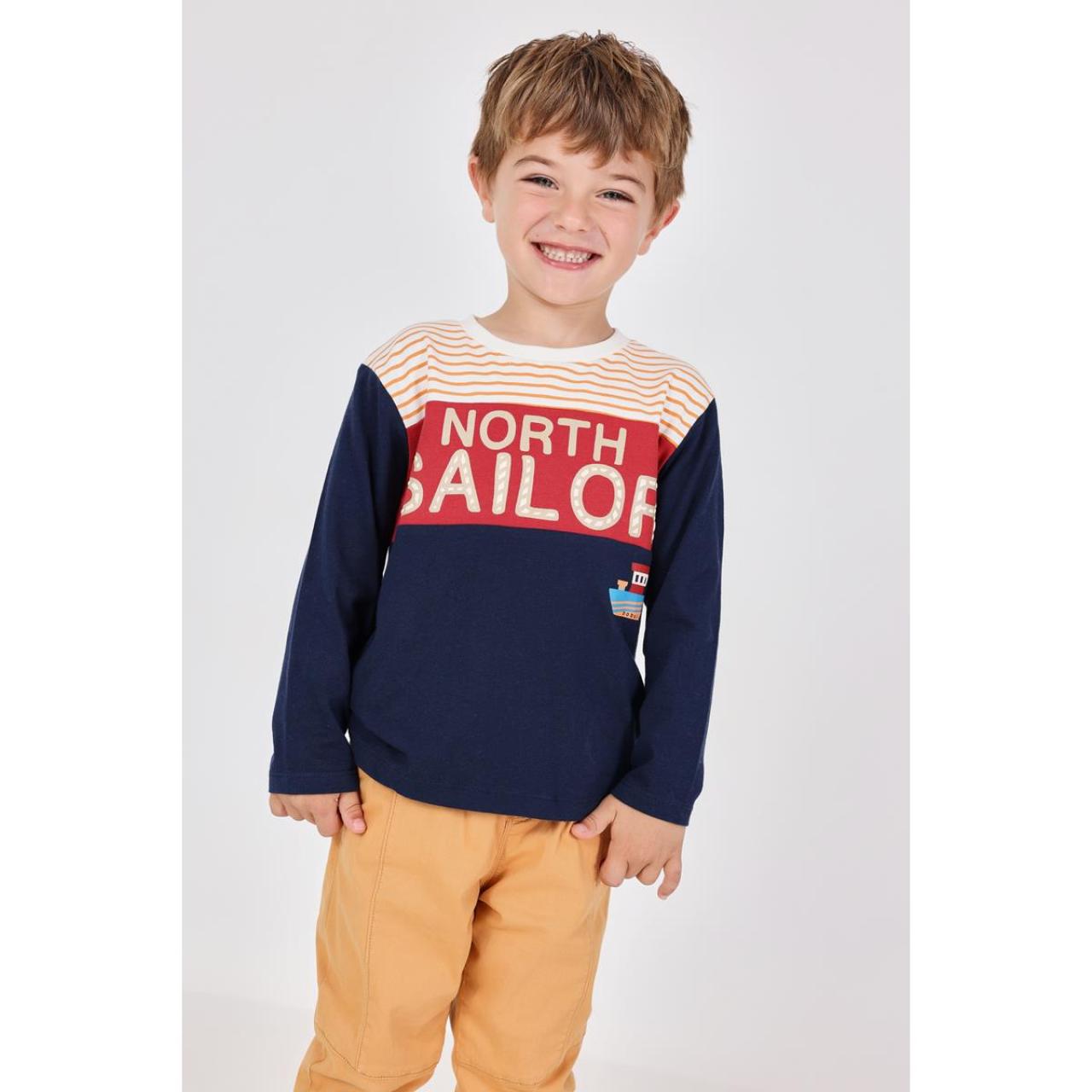BOBOLI Μπλούζα μακό αγόρι Boboli-322096-2440-Navy