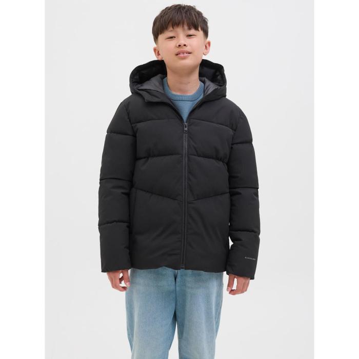 Μπουφάν puffer αγόρι JACK & JONES-12283847-Black