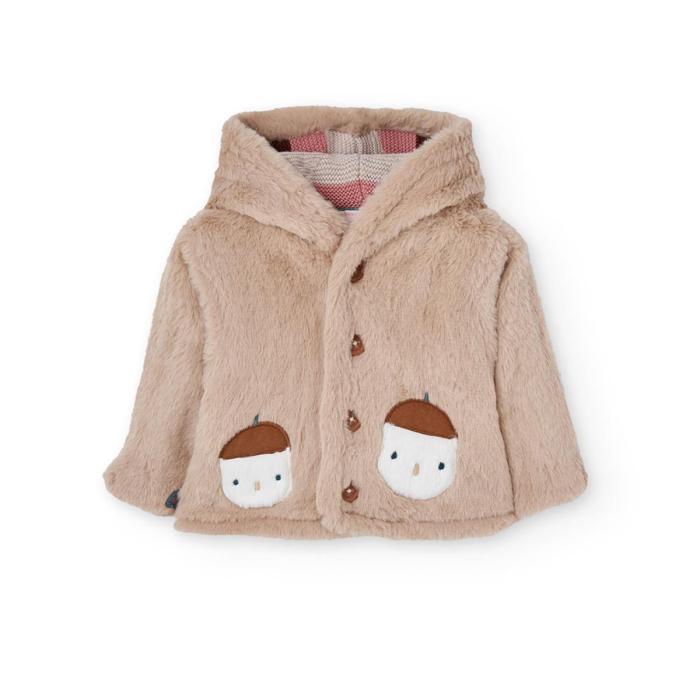 Ζακέτα μπεμπέ διπλής όψης unisex Boboli-142030-7441-Multicolor