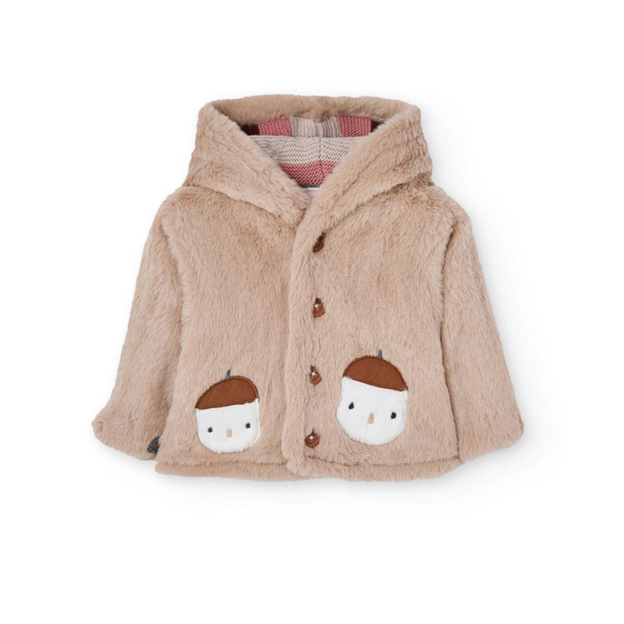 Ζακέτα μπεμπέ διπλής όψης unisex Boboli-142030-7441-Multicolor φωτογραφία