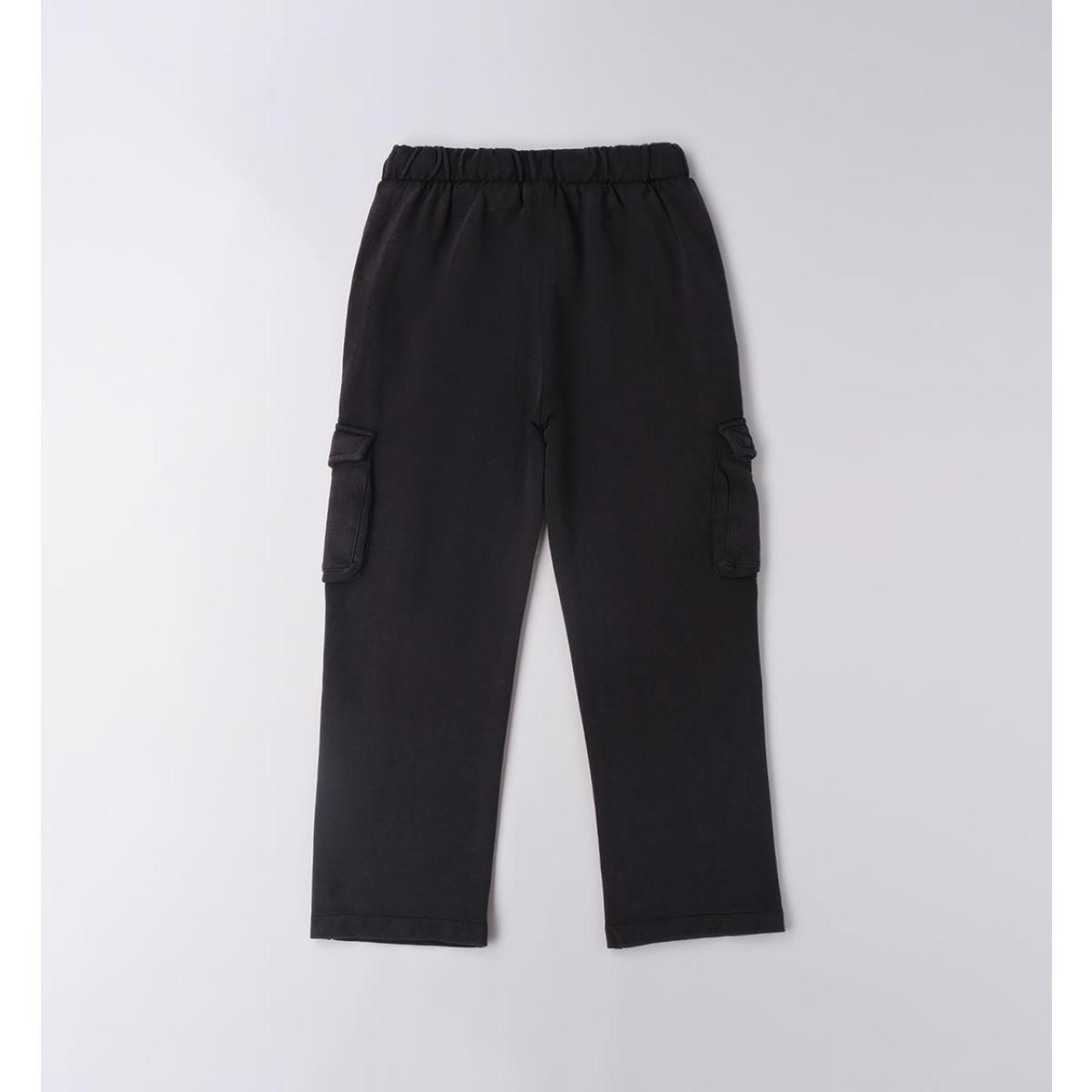 Παντελόνι φούτερ cargo αγόρι I DO-4.F457-0658-Black φωτογραφία