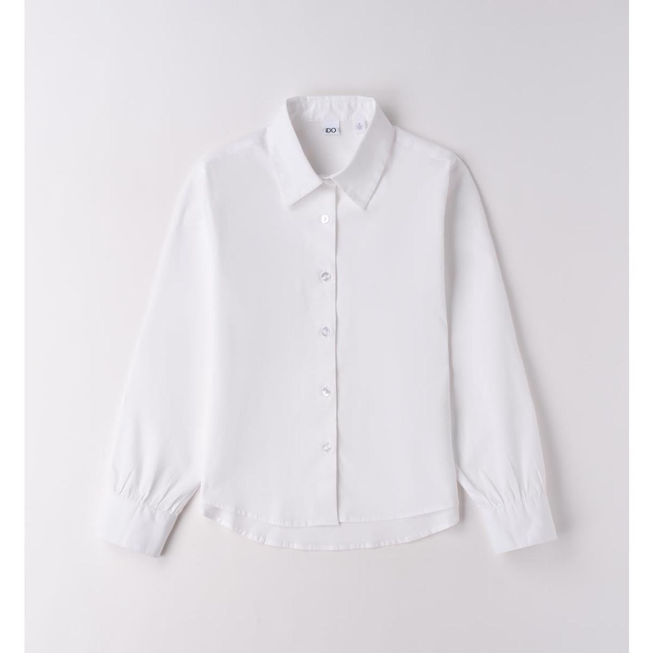 Πουκάμισο ποπλίνα κορίτσι I DO-4.F495-0113-White