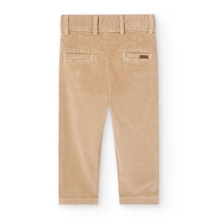 Παντελόνι κοτλέ chino αγόρι Boboli-712033-7443-Beige