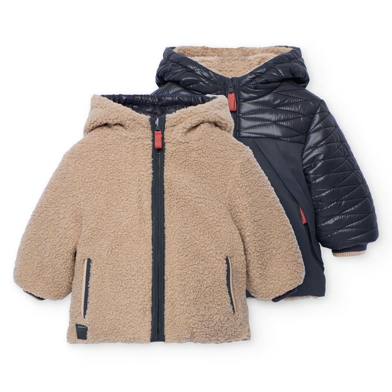 BOBOLI Μπουφάν διπλής όψης αγόρι Boboli-312174-8116-Beige
