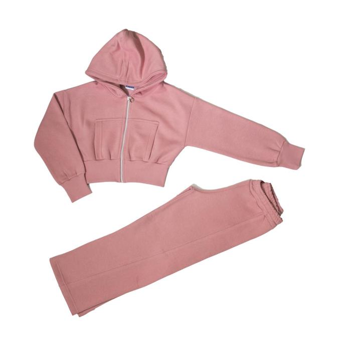 Σετ φόρμα φούτερ κορίτσι Spark-4492-Pink