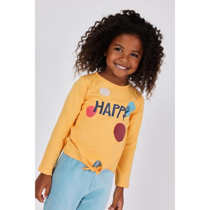 Μπλούζα μακό κορίτσι Boboli-242031-1207-Yellow